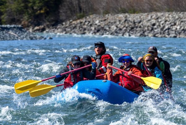 Resurrection River rafting tour in Seward Alaska